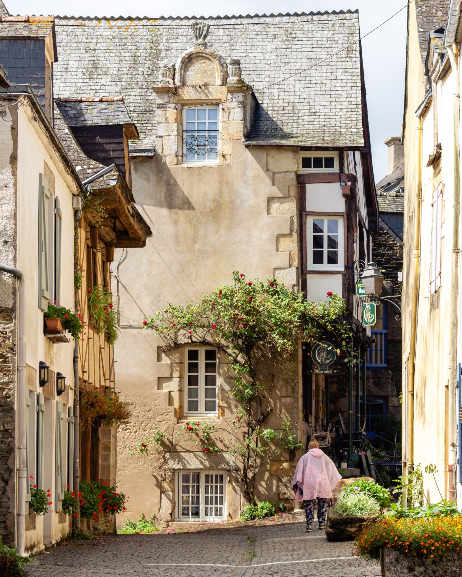 Narrow medieval street